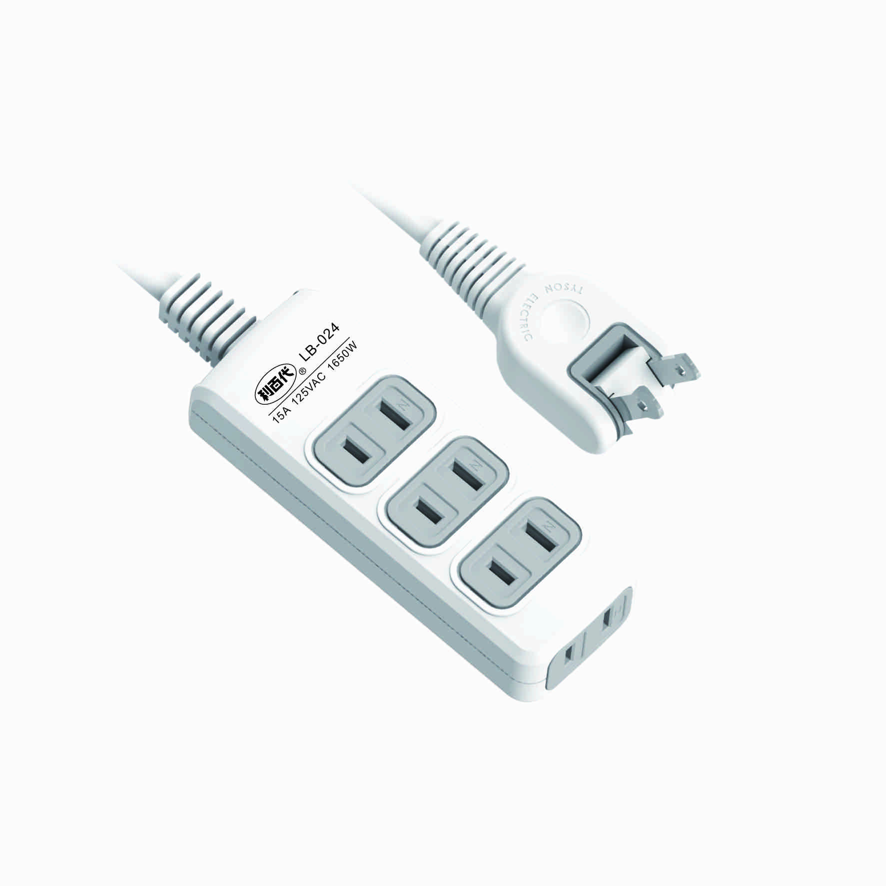 2極125V轉接電源線組