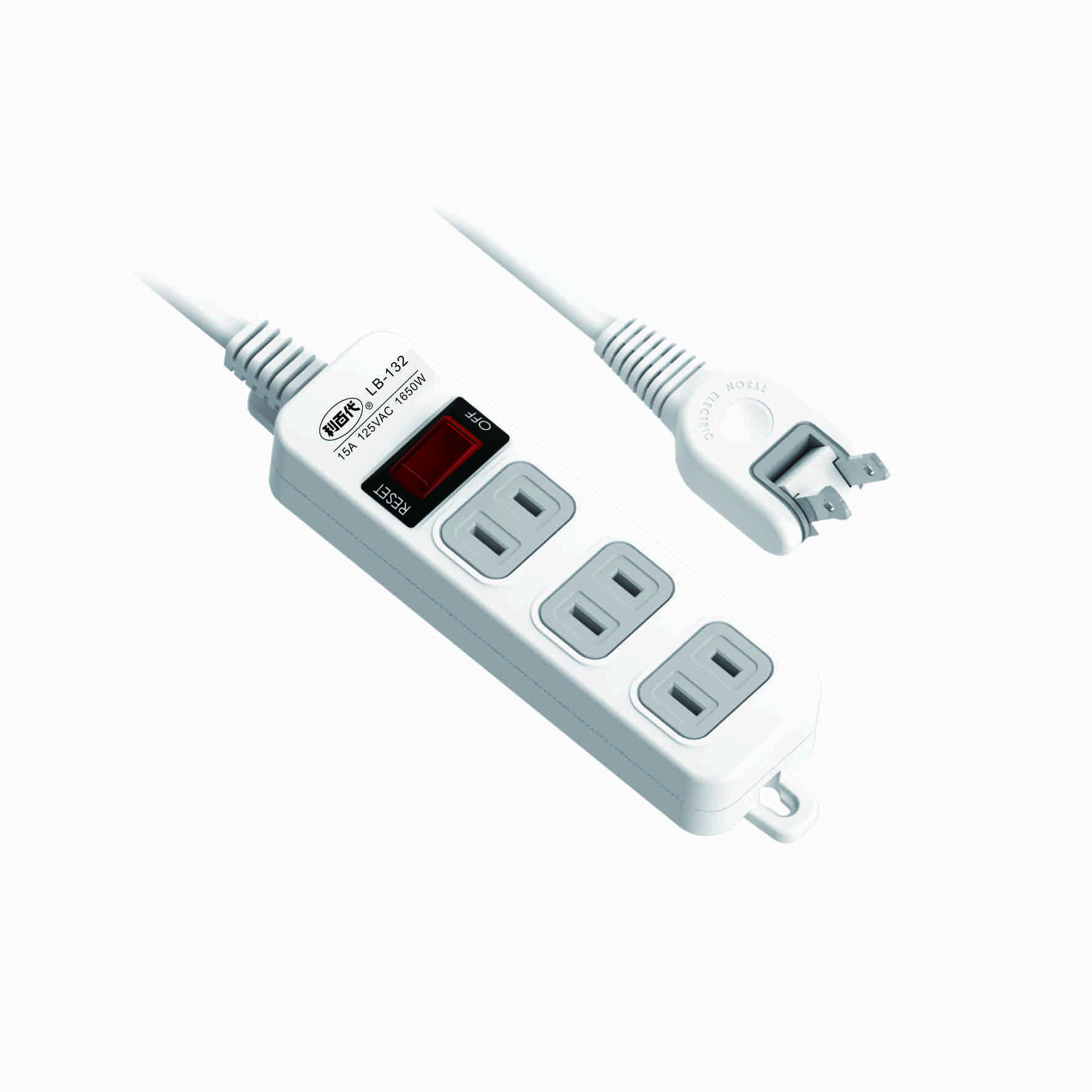 2極125V轉接電源線組
