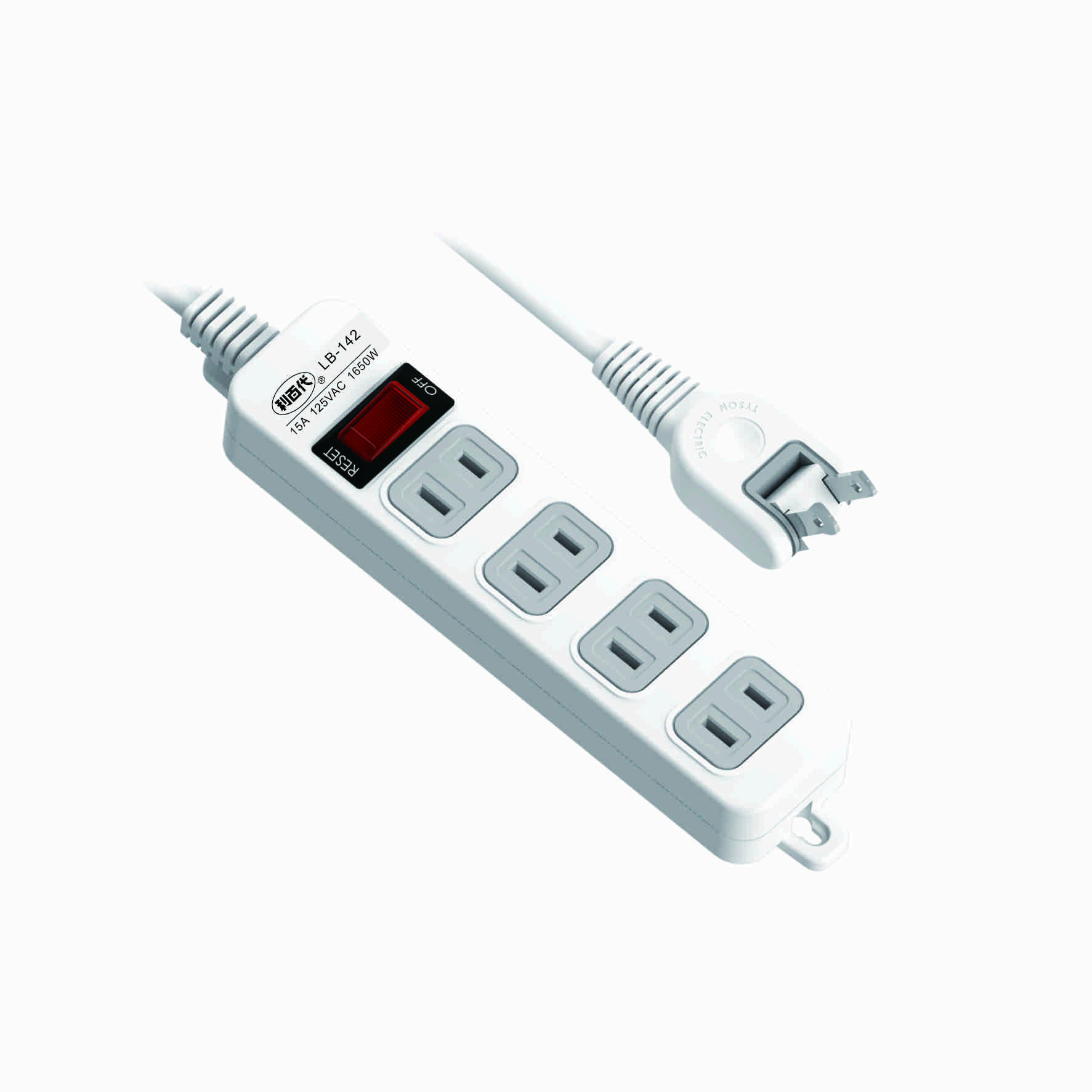 2極125V轉接電源線組