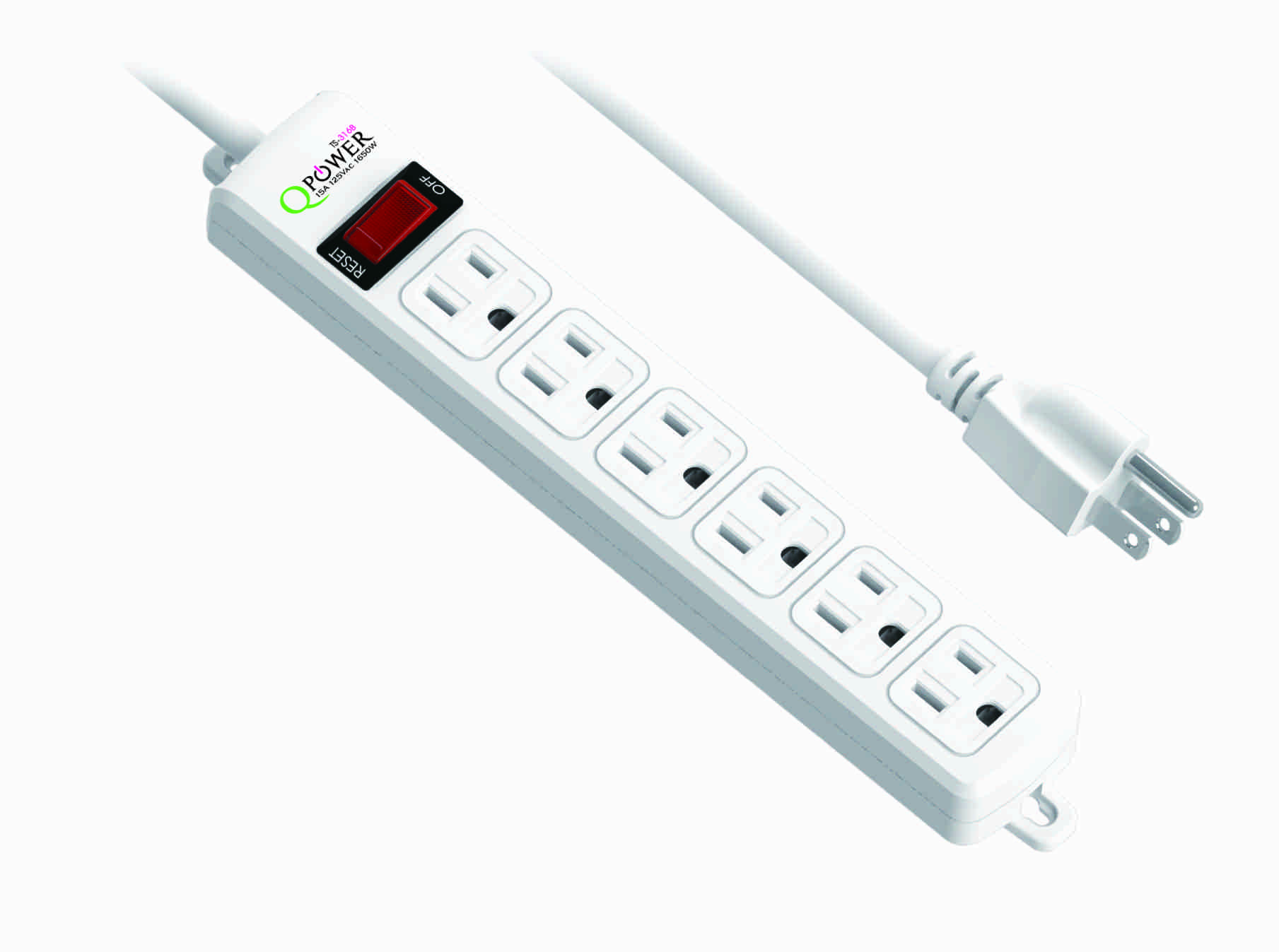 2極接地型125V轉接電源線組