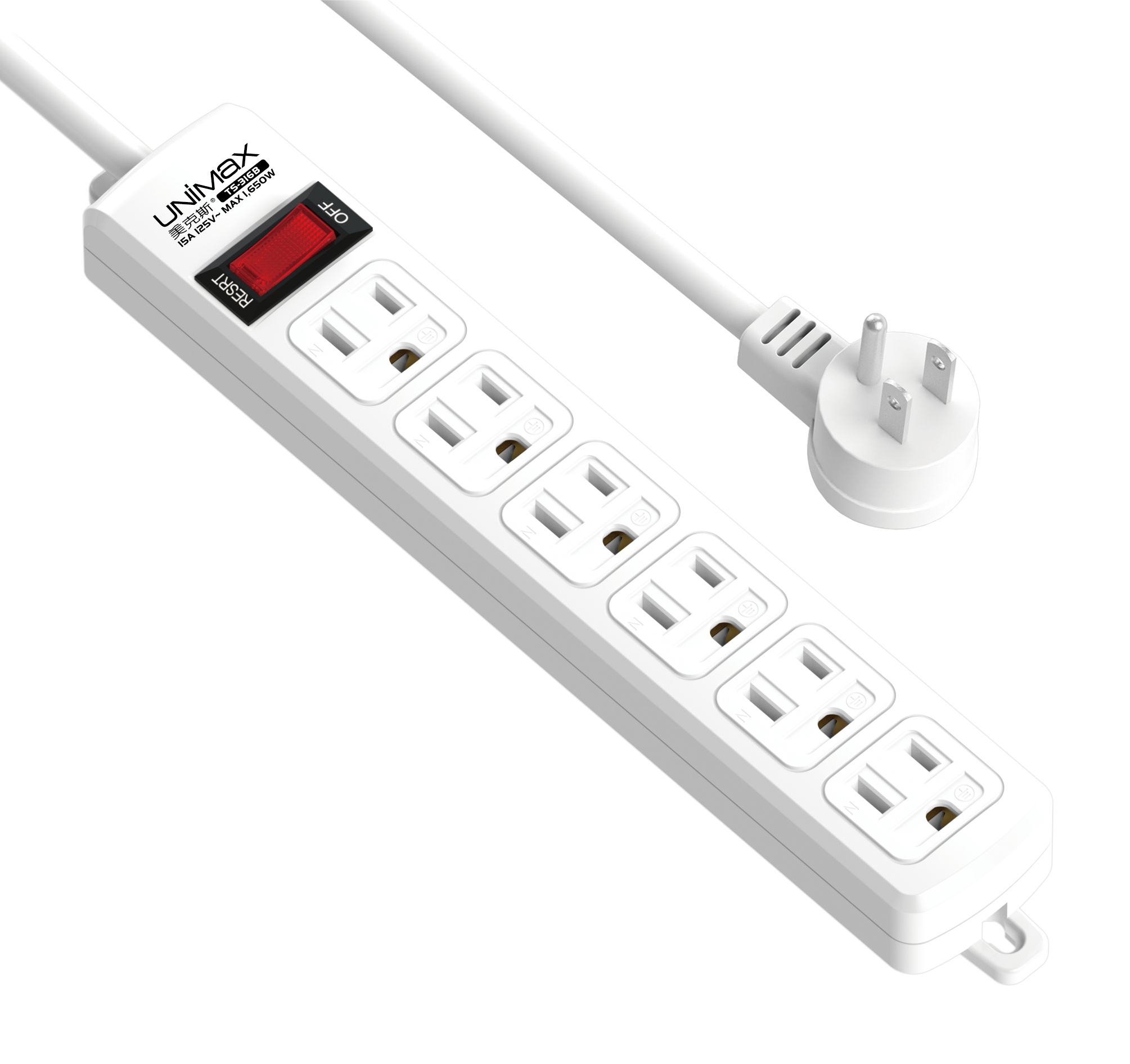 延長用電源線組(2P+E)