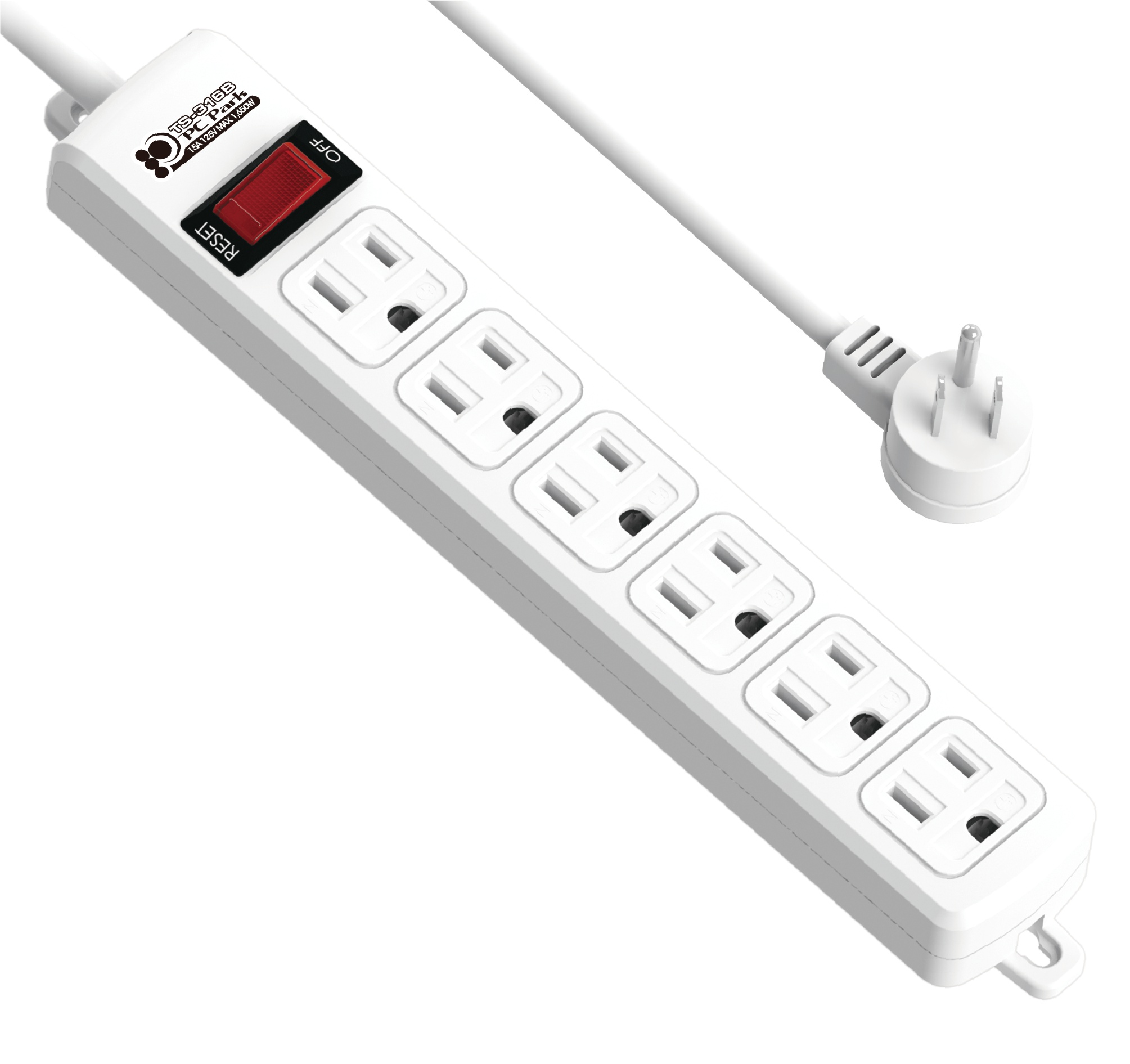 延長用電源線組(2P+E)