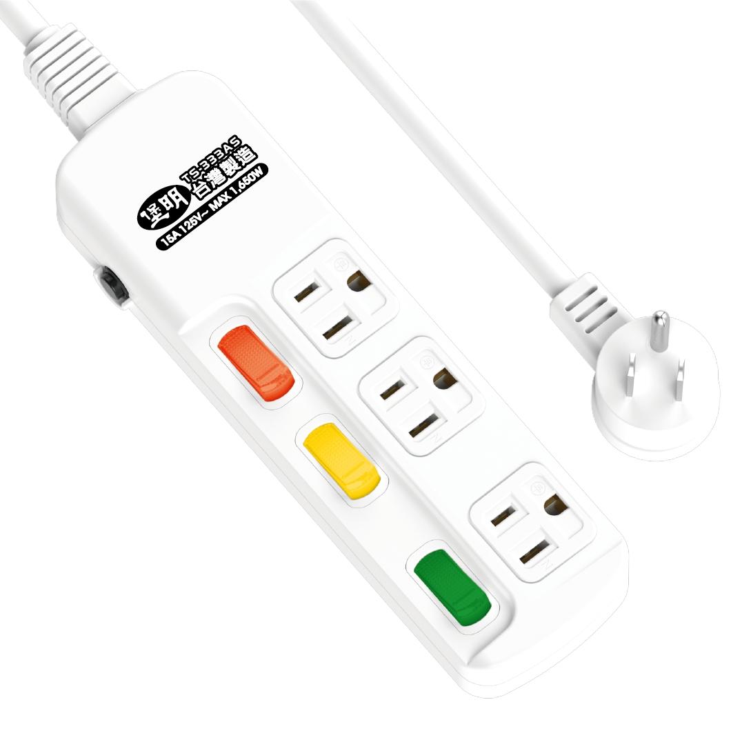 延長用電源線組(2P+E)