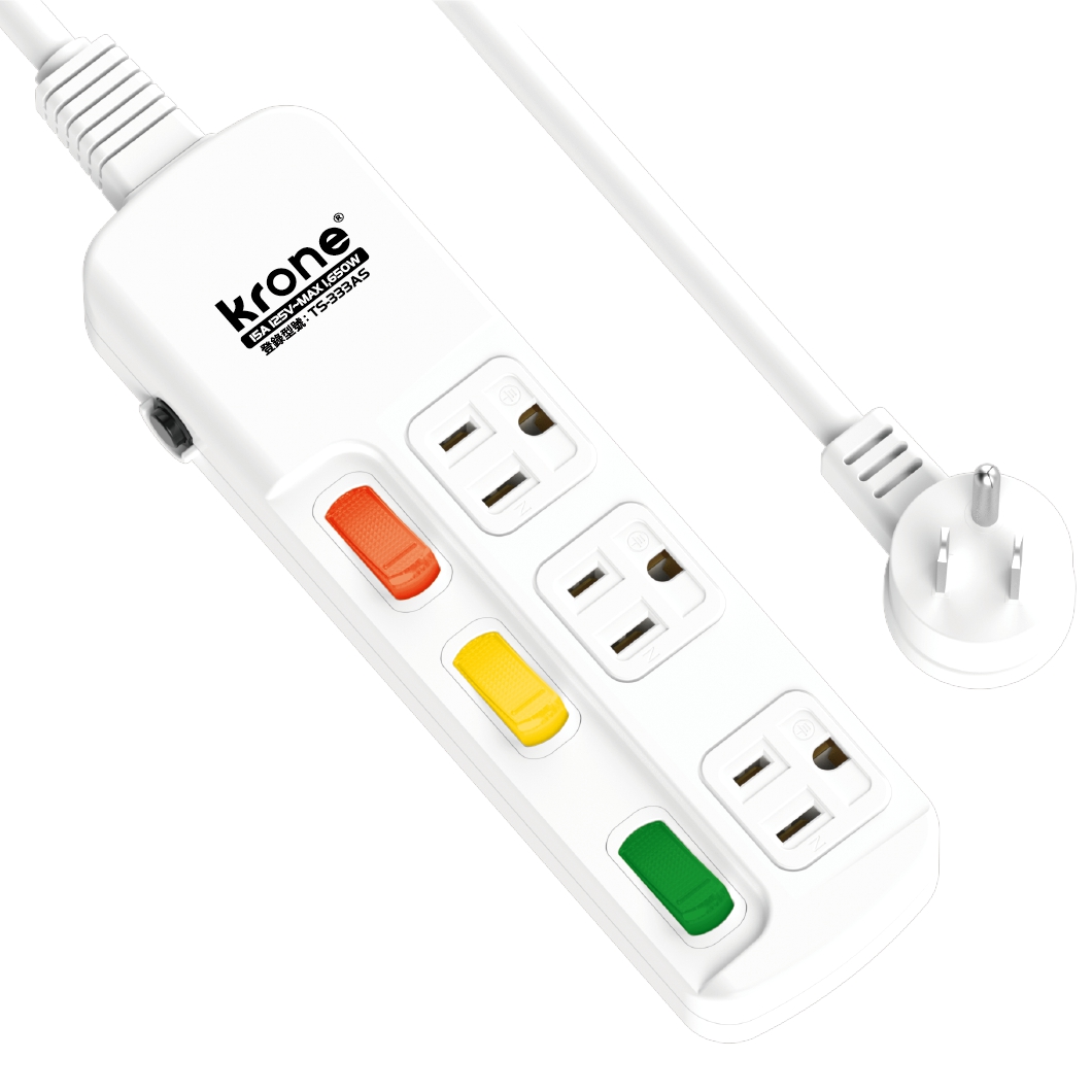 延長用電源線組(2P+E)