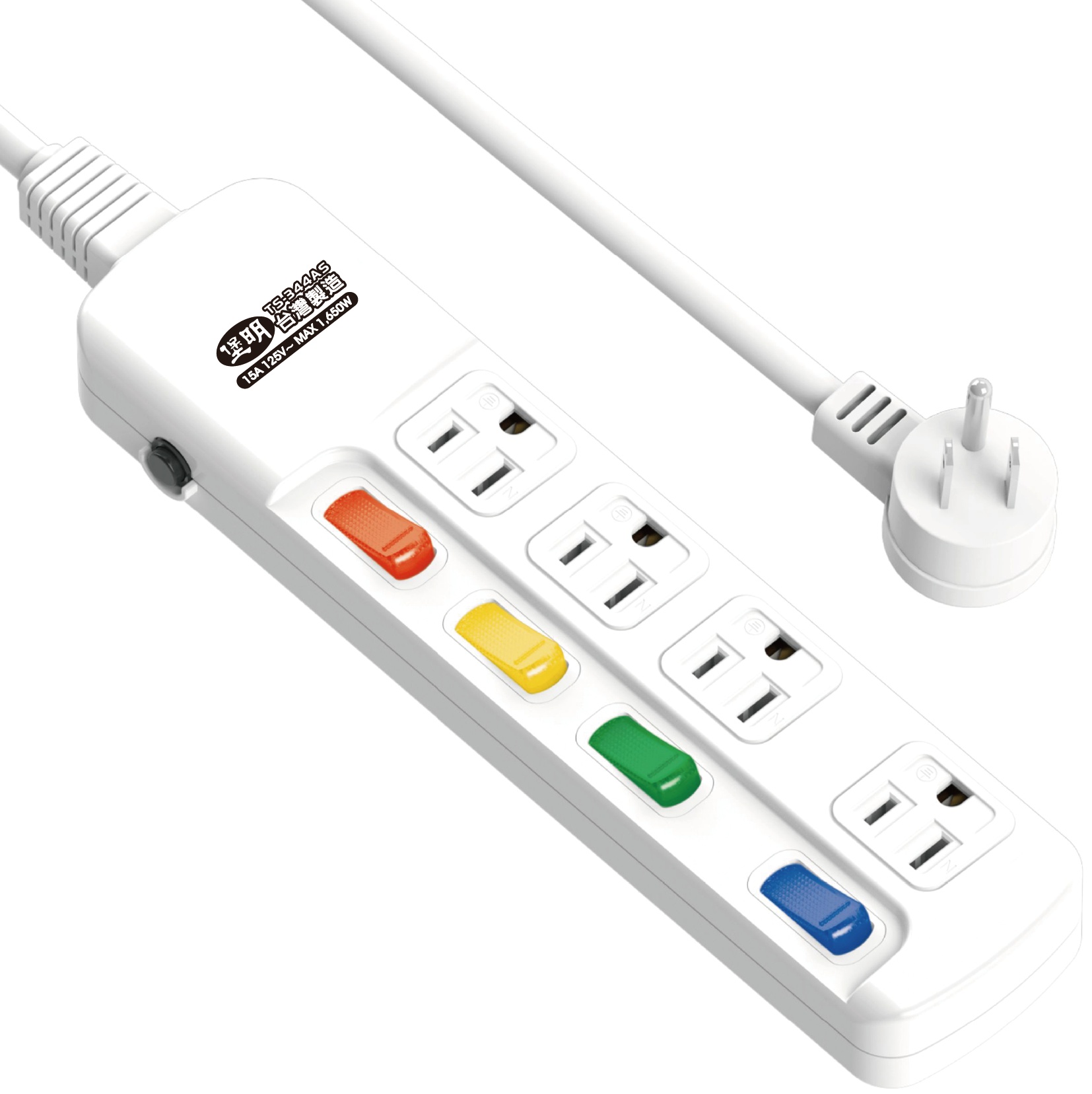 延長用電源線組(2P+E)