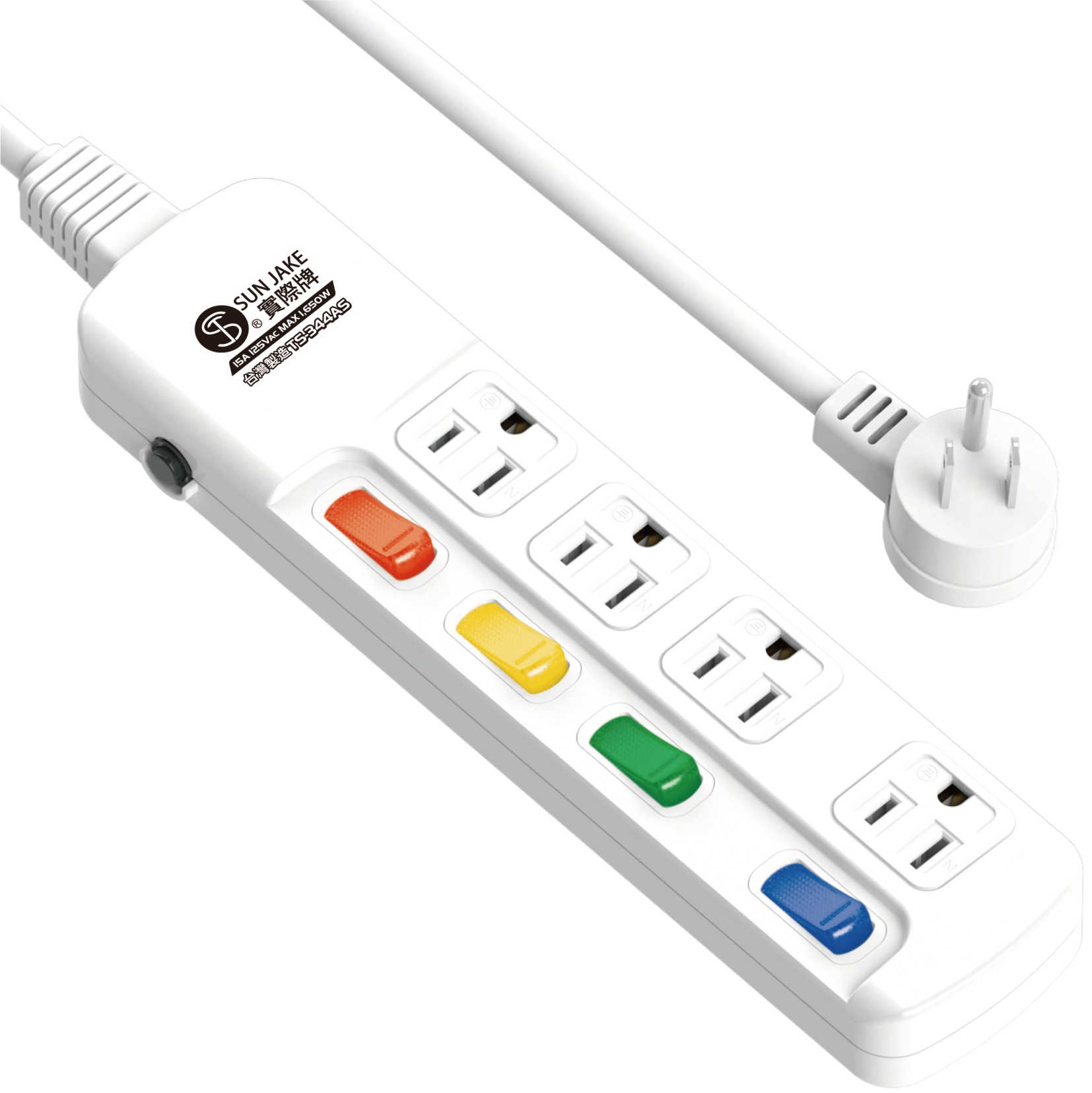 延長用電源線組(2P+E)