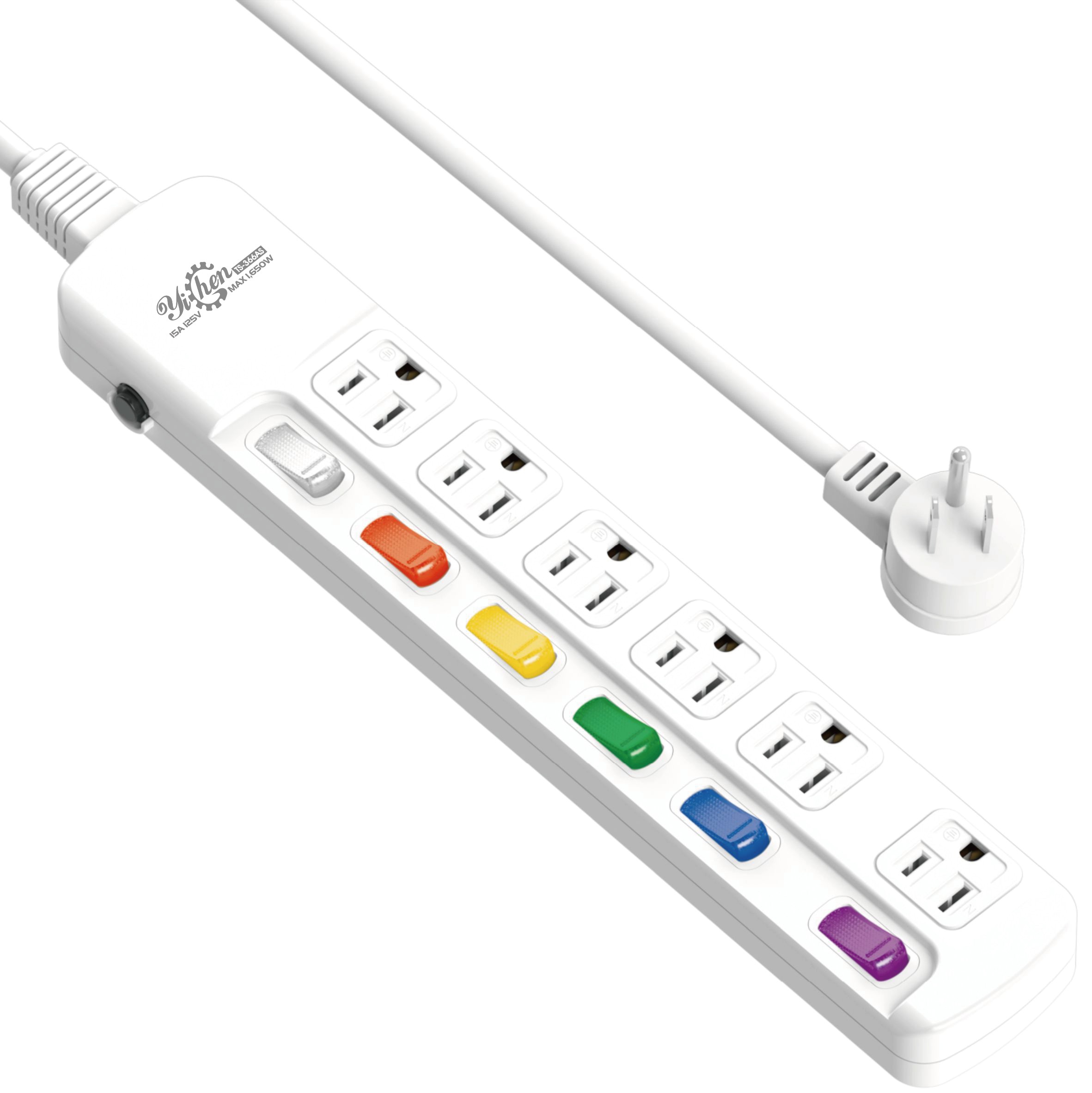 延長用電源線組(2P+E)