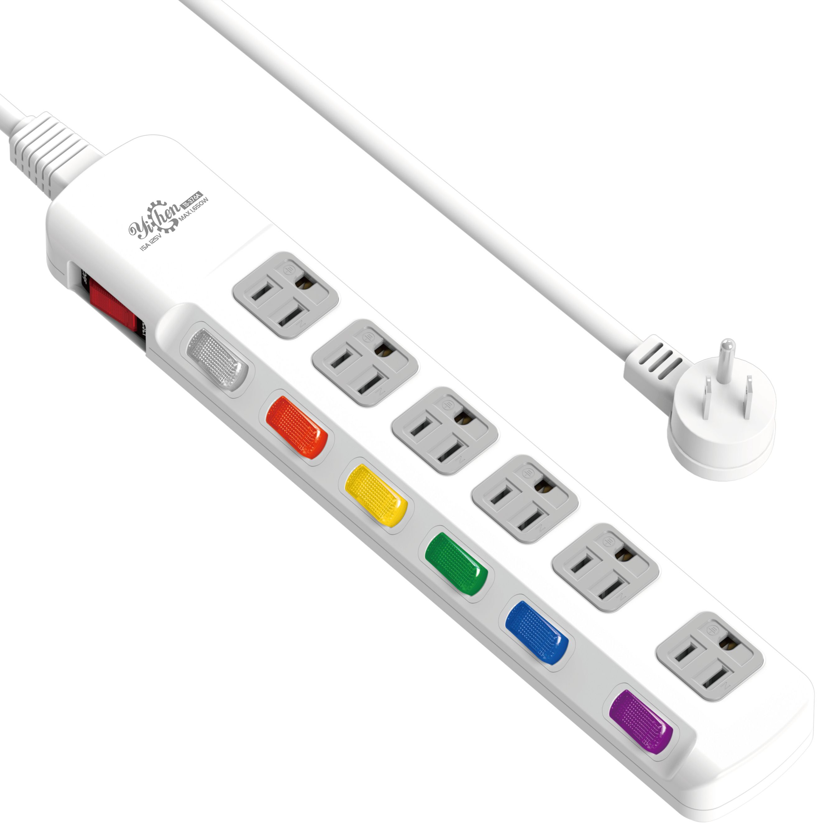 延長用電源線組(2P+E)
