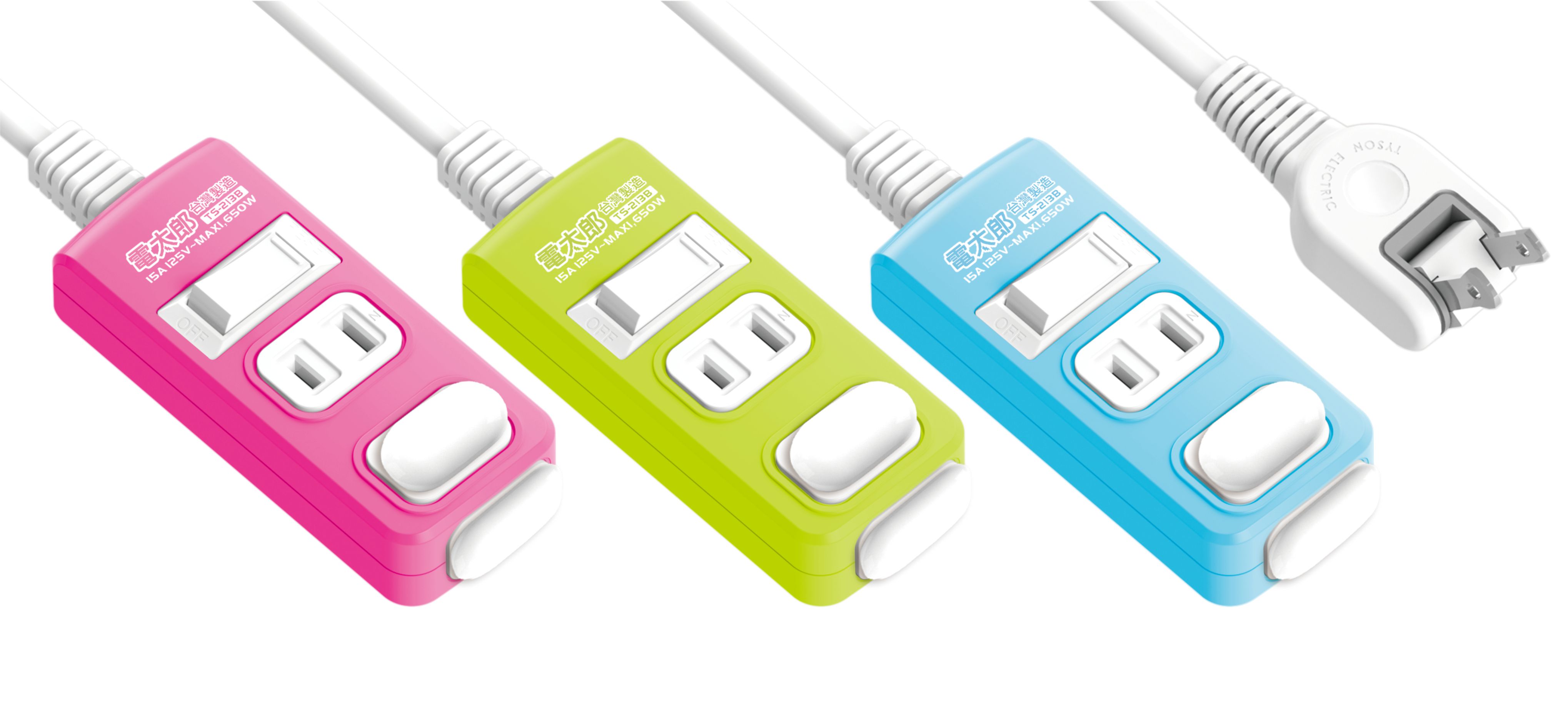 延長用電源線組(2P)