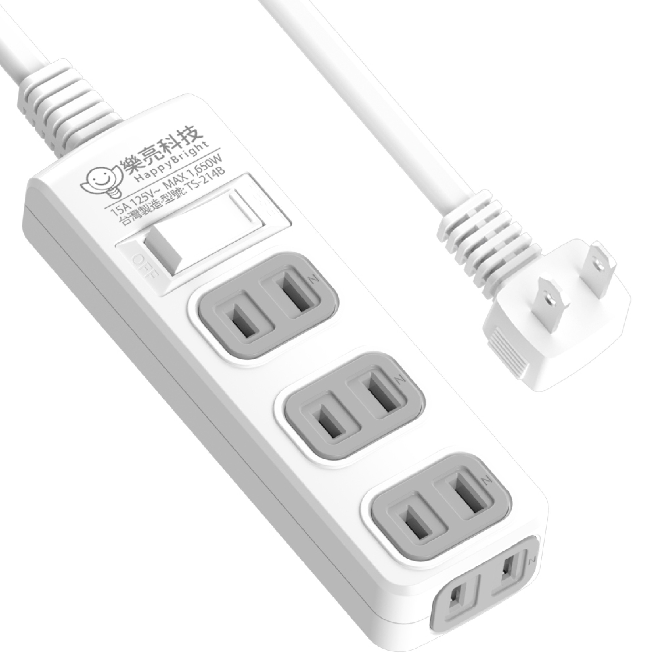 延長用電源線組(2P)
