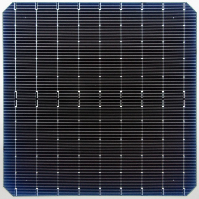 6吋單結晶矽雙面太陽能電池